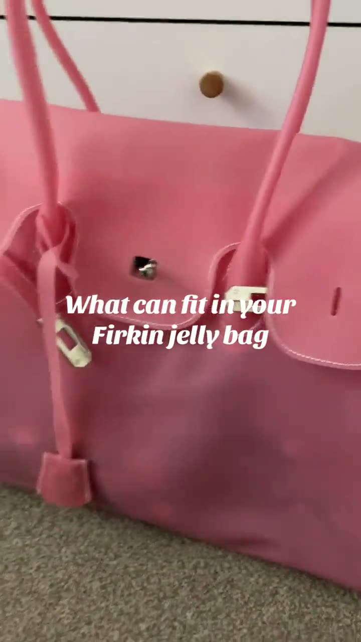 Translucent Jelly Tote Bag product video preview 1