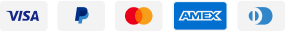 Visa, PayPal, Mastercard, American Express, and Discover accepted